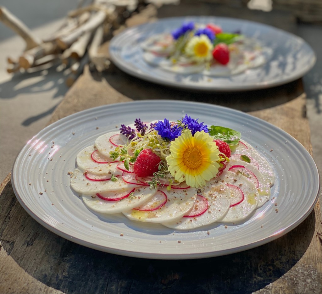 Mairübchen Carpaccio