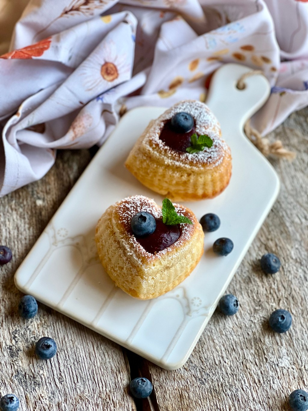 Marzipan-Herz-Muffins