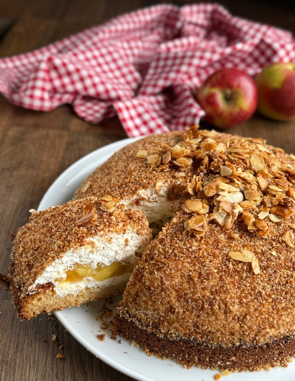 Apfel-Maulwurfkuchen