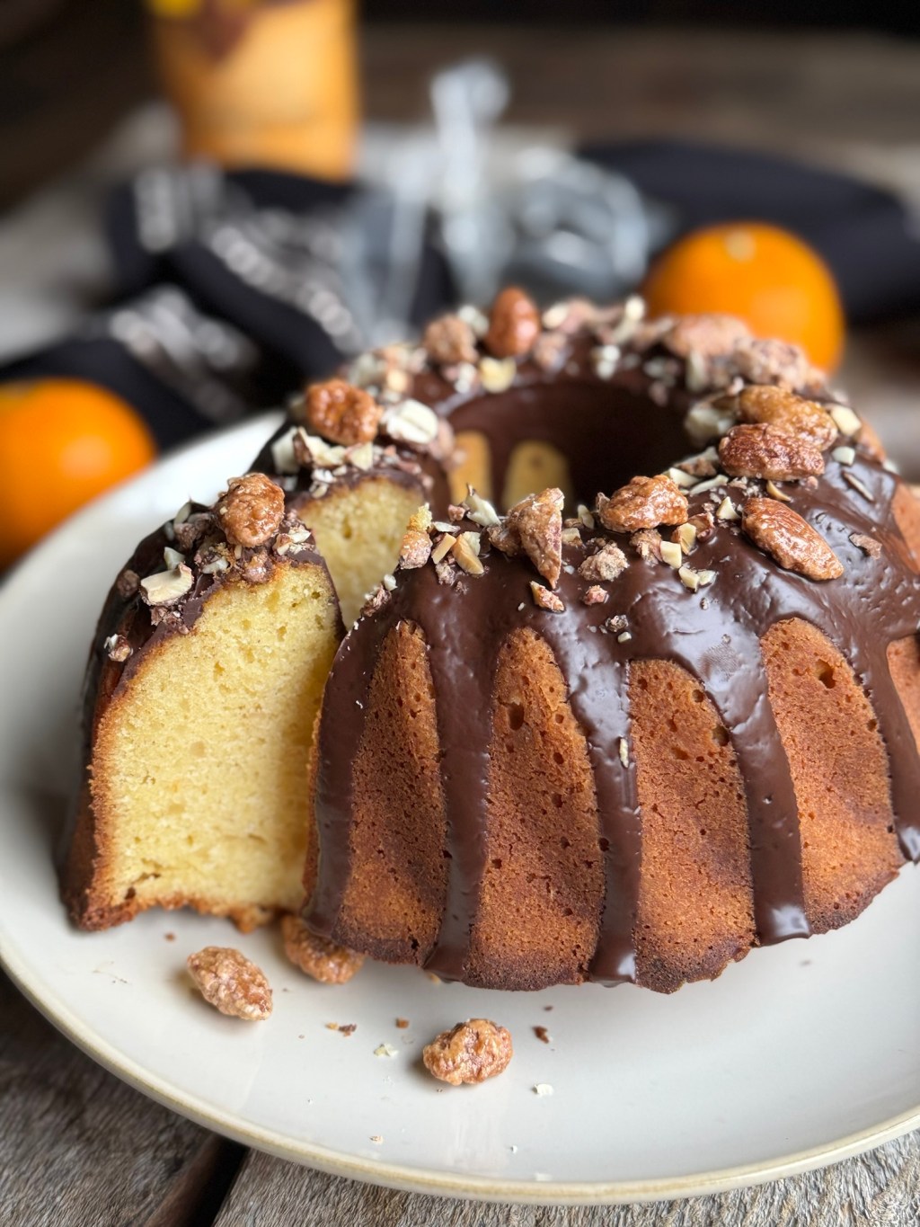 Orangen-Mandel-Gugelhupf